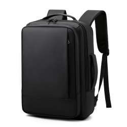 Men's fashionable, trendy, casual and simple travel backpack, large-capacity computer schoolbag, cross-border printed LOGO men's backpack