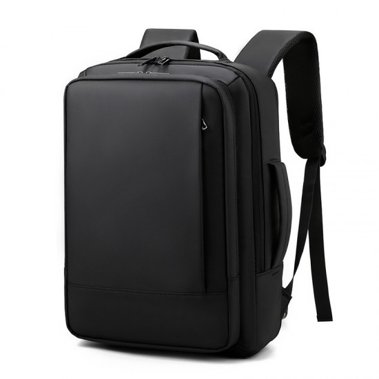 Men's fashionable, trendy, casual and simple travel backpack, large-capacity computer schoolbag, cross-border printed LOGO men's backpack