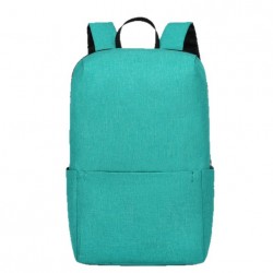 Solid-color double-shoulder, colorful outdoor student bags, small backpacks, travel bags, training class bags, printed school bags, wholesale in stock