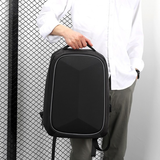 New cross-border LOGO printed men's e-sports backpack, hard shell backpack, men's cool and trendy computer business waterproof men's schoolbag New cross-border LOGO printed men's e-sports backpack, hard shell backpack, men's cool and trendy computer business waterproof men's schoolbag
