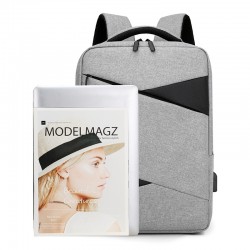 New cross-border wholesale business travel backpack, large-capacity USB charging computer bag, casual college student bag
