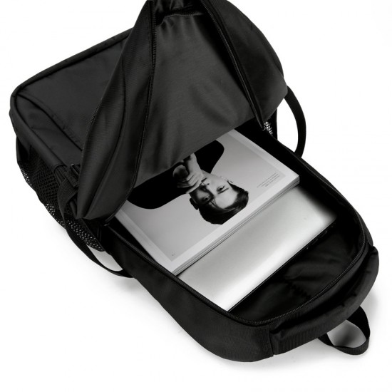Wholesale backpack, large-capacity men's quality computer travel backpack, solid-color business trip outdoor casual commuting schoolbag Wholesale backpack, large-capacity men's quality computer travel backpack, solid-color business trip outdoor casual commuting schoolbag
