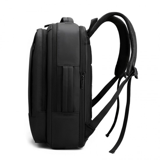 Men's fashionable, trendy, casual and simple travel backpack, large-capacity computer schoolbag, cross-border printed LOGO men's backpack