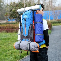 New cross-border outdoor hiking bags, double-shoulder hiking sports bags, wholesale water-resistant bags, large-capacity travel backpacks