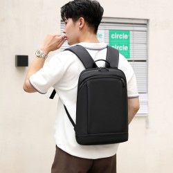 Trendy new cross-border notebook bag, computer schoolbag, backpack, simple, business, fashionable, lightweight and large-capacity backpack