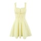 A new cross-border women's summer sweet lace halter dress with a back drawstring and a sexy, slimming mini skirt for women A new cross-border women's summer sweet lace halter dress with a back drawstring and a sexy, slimming mini skirt for women