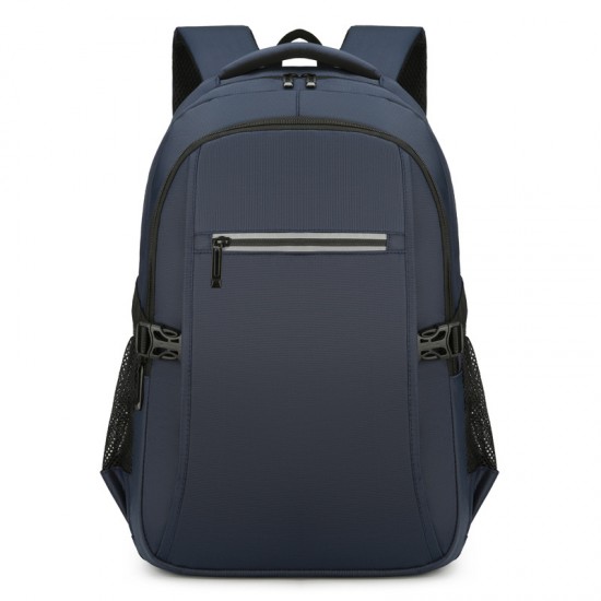 Wholesale backpack, large-capacity men's quality computer travel backpack, solid-color business trip outdoor casual commuting schoolbag Wholesale backpack, large-capacity men's quality computer travel backpack, solid-color business trip outdoor casual commuting schoolbag