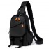 Cross-border casual and versatile men's chest bag, Korean-style fashionable and simple single-shoulder bag, multi-purpose usb charging crossbody backpack
