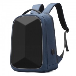 New cross-border LOGO printed men's e-sports backpack, hard shell backpack, men's cool and trendy computer business waterproof men's schoolbag