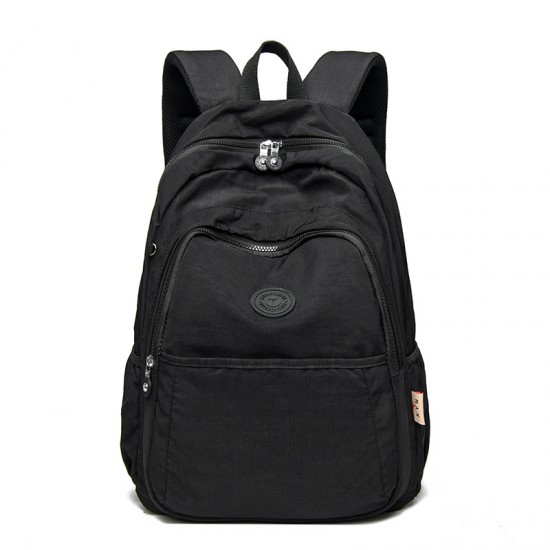 New nylon fabric backpack for foreign trade, large-capacity travel bag, cross-border trend, lightweight student schoolbag
