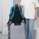 Wholesale of new business men's large-capacity computer backpacks for spring and summer, casual campus school bags, workwear style backpacks