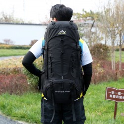 New cross-border outdoor hiking bags, double-shoulder hiking sports bags, wholesale water-resistant bags, large-capacity travel backpacks