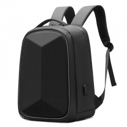 New cross-border LOGO printed men's e-sports backpack, hard shell backpack, men's cool and trendy computer business waterproof men's schoolbag