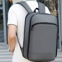 High-end new backpack, large-capacity male quality student schoolbag, commuting and business computer bag, double-shoulder computer bag