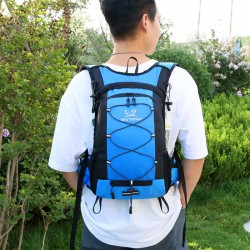 New foldable cycling backpack, marathon lightweight running, cross-country water bag, outdoor sports portable hiking bag