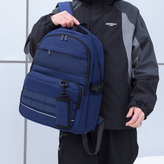 Wholesale Korean trendy student backpacks, male and female couple student schoolbags, two-in-one casual travel and outdoor backpacks Wholesale Korean trendy student backpacks, male and female couple student schoolbags, two-in-one casual travel and outdoor backpacks