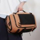 Large-capacity men's bag, USB independent shoe compartment, cross-border box-style open-bag, simple outdoor backpack, breathable and load-reducing backpack Large-capacity men's bag, USB independent shoe compartment, cross-border box-style open-bag, simple outdoor backpack, breathable and load-reducing backpack