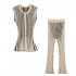 Amazon Foreign Trade Wholesale 2025 Spring New Women's Clothing, European and American style sexy sleeveless fitted knitted dress for women