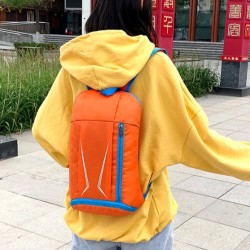 Outdoor sports foldable backpack, portable cycling sports mountaineering bag, large-capacity water-resistant nylon fabric backpack