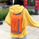 Outdoor sports foldable backpack, portable cycling sports mountaineering bag, large-capacity water-resistant nylon fabric backpack