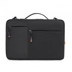 New large-capacity, fashionable hand-held notebook bag with inner liner, men's portable and simple computer bag for students to work