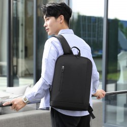 Men's backpacks, travel bags, cross-border LOGO printing, business casual computer, business backpacks, simple school bags