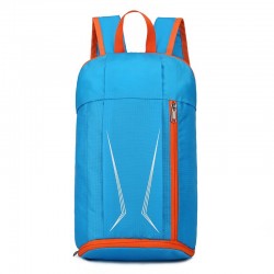 Outdoor sports foldable backpack, portable cycling sports mountaineering bag, large-capacity water-resistant nylon fabric backpack
