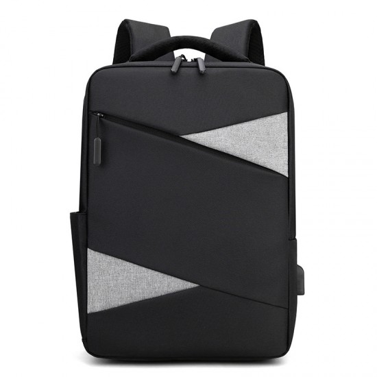 New cross-border wholesale business travel backpack, large-capacity USB charging computer bag, casual college student bag New cross-border wholesale business travel backpack, large-capacity USB charging computer bag, casual college student bag