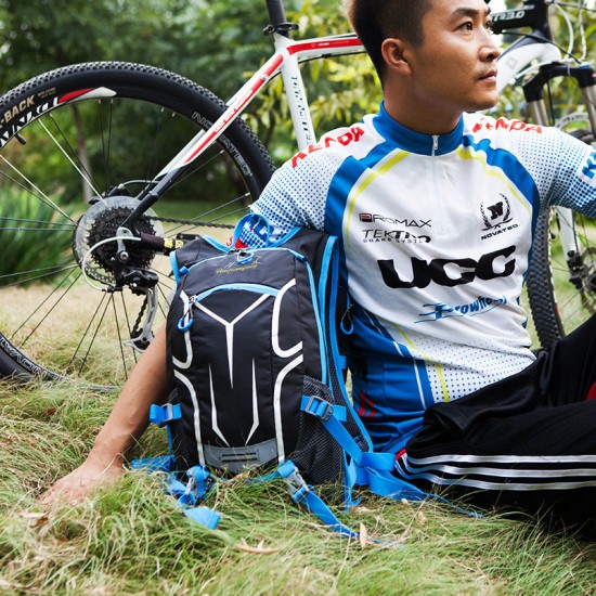 Cross-border cycling bag, outdoor hiking and off-road bag, large-capacity multi-functional backpack, water-resistant bicycle double backpack Cross-border cycling bag, outdoor hiking and off-road bag, large-capacity multi-functional backpack, water-resistant bicycle double backpack