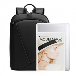 Men's ultra-thin cross-border LOGO printed backpack, computer bag, college student schoolbag, commuting and casual backpack for work