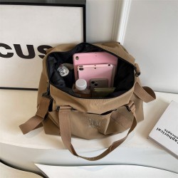 Large-capacity, high-quality fitness single-shoulder bag, dry and wet separation swimming vacation bag, simple and trendy single-shoulder bag