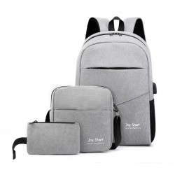 Multi-functional business backpack, nylon commuting and work casual backpack, men's cross-border large-capacity USB backpack