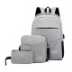 Multi-functional business backpack, nylon commuting and work casual backpack, men's cross-border large-capacity USB backpack