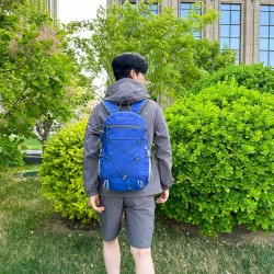 Multi-functional folding backpack, outdoor lightweight travel backpack, large-capacity student schoolbag, casual sports hiking bag